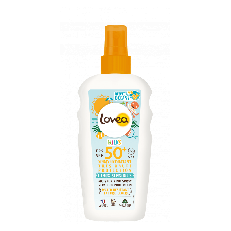 Spray hydratant pour enfant très haute protection 150ml