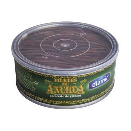 Filets d'anchois à l'huile de tournesol 75g