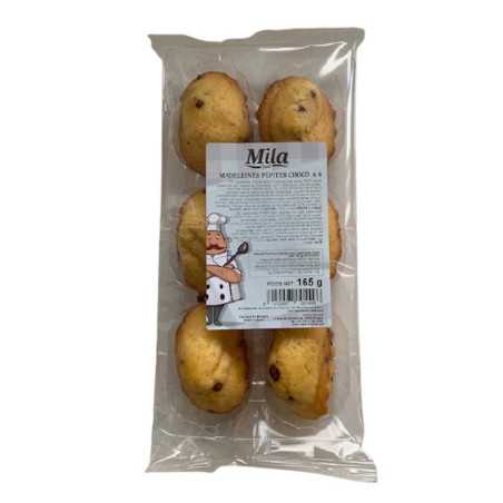 Madeleines pépites de chocolat 165g