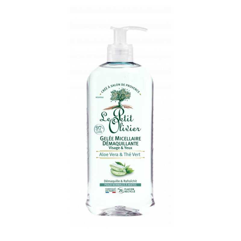 Gelée micellaire démaquillante aloe vera et thé vert 150ml
