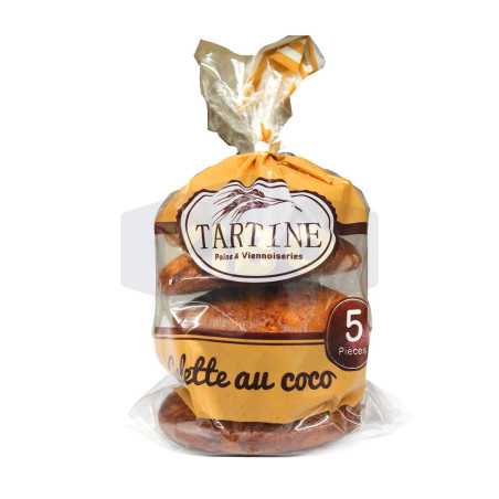 Galette ronde au coco x5 pièces