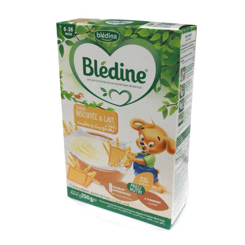 Blédine lactée Biscuits et lait 250g