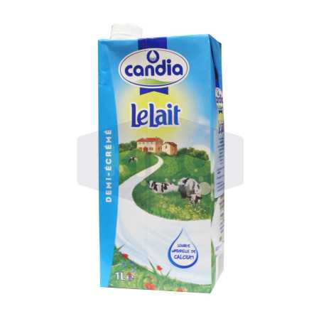 Lait demi écrémé Candia 1L