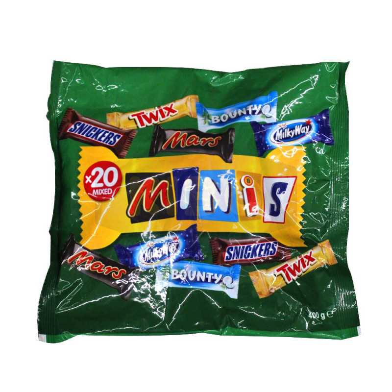 Assortiment barre de chocolat 400g