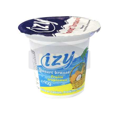 Yaourt IZY fruits tropicaux 90g