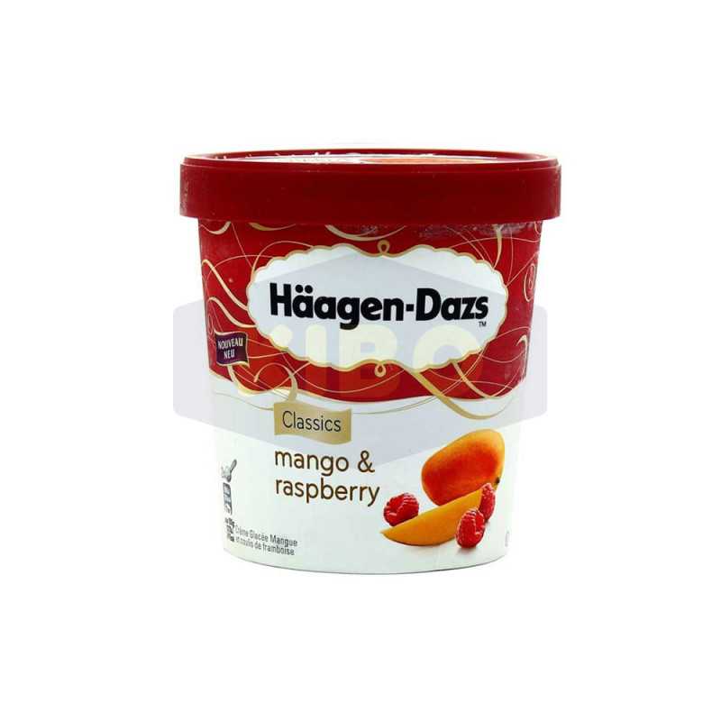 Crème glacée mangue et framboise 100ml