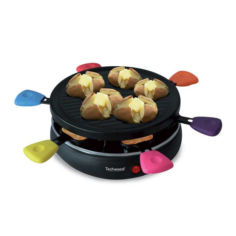 Raclette  grill 6 personnes couleurs