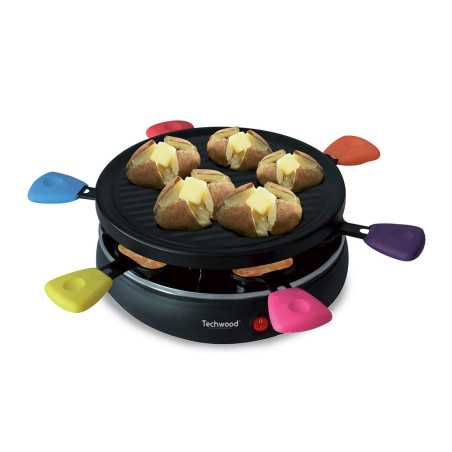 Raclette  grill 6 personnes couleurs