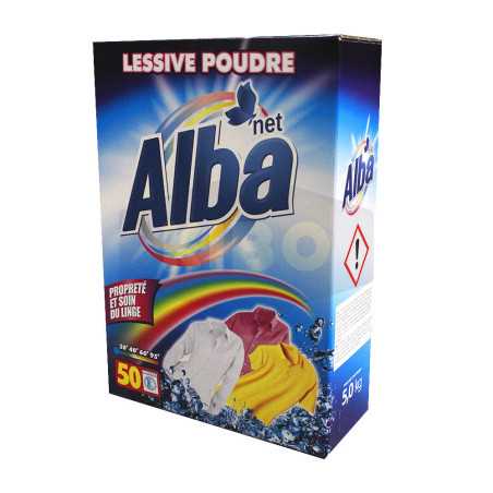 Lessive en poudre linge blanc et couleur 5kg