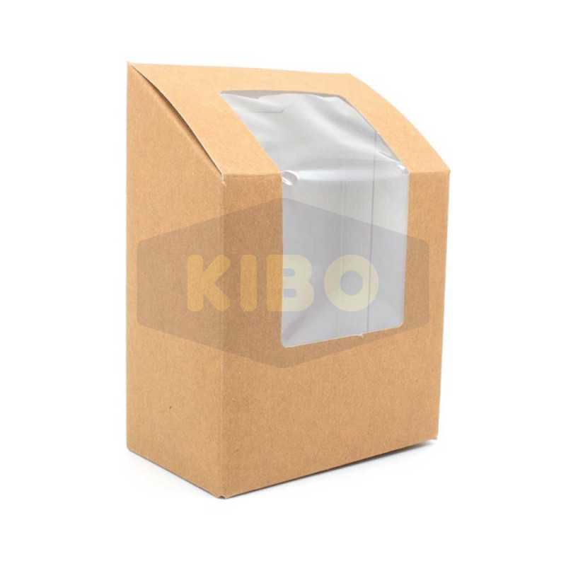 Boite à tortillas Kraft Brun 9.2X5.1X9.2 100 pièces