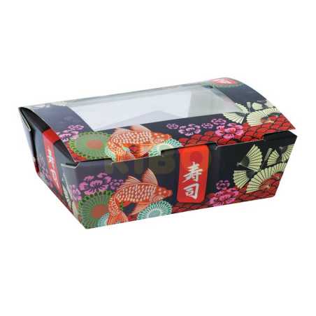Boite en Carton fenêtre pour Sushis