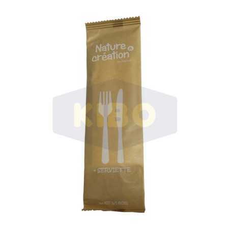 Kit 3 en 1 couvert en Bois Biodégradable
