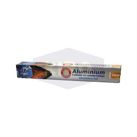 Papier aluminium 29cmx30m