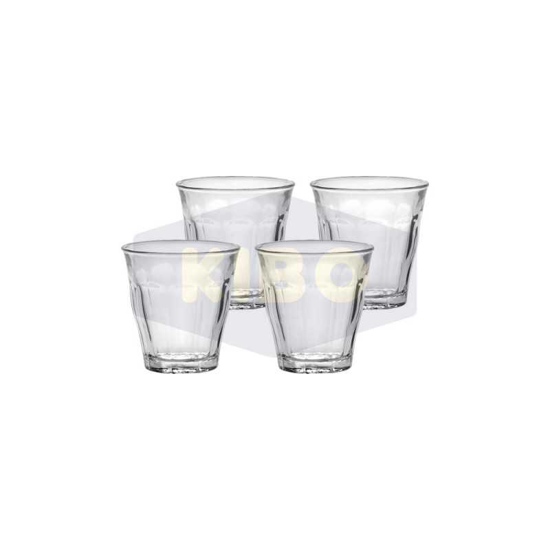 Verre Picardie transparent 22cl x4 pièces