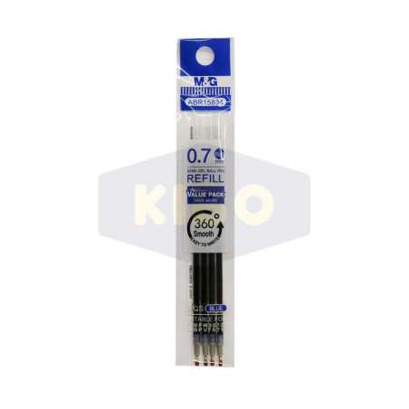 Recharge pour stylo gel bleu 0