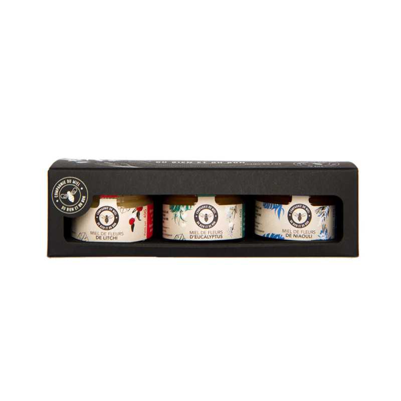 Coffret cadeau carton 3x40g