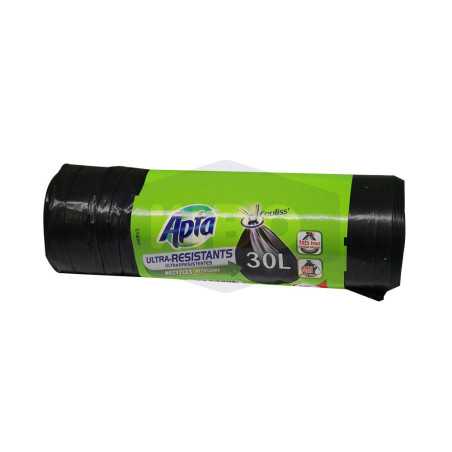 Sac poubelle ultra-résistant lien coulissant 30L