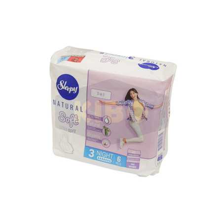 Serviette hygiénique soft night x6