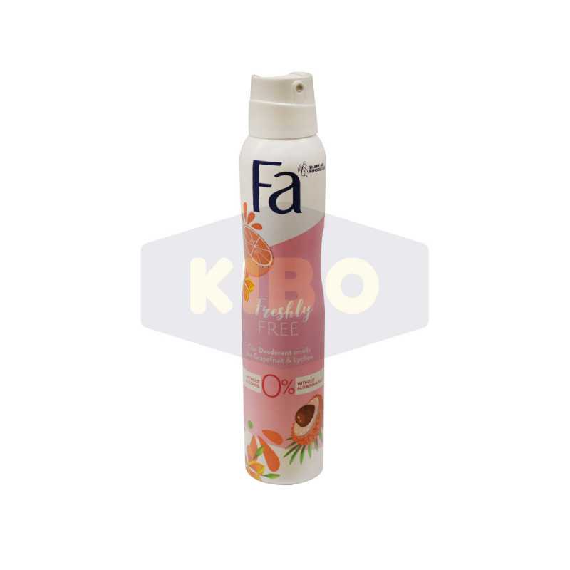 Déodorant spray grapefruit and lychee 200ml