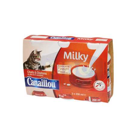 Milky lait pour chat et chaton 3x200ml
