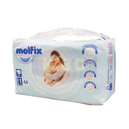 Couches Molfix twin nouveau né 44 pièces