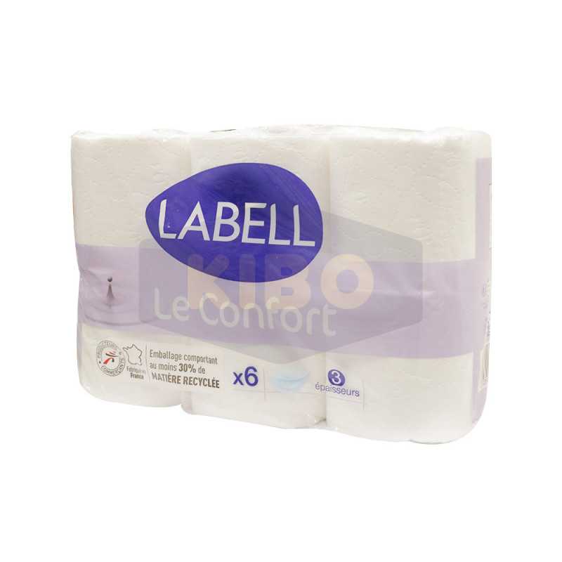 Papier hygiénique le lotionné 3 plisx6 rouleaux