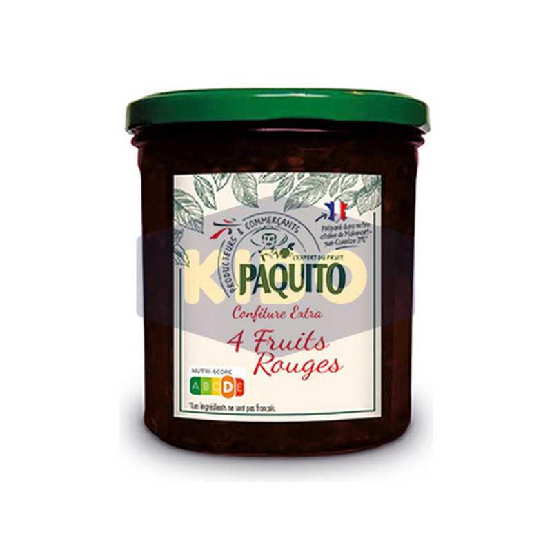 Confiture extra de 4 fruits rouges 750g