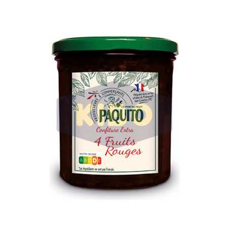 Confiture extra de 4 fruits rouges 750g