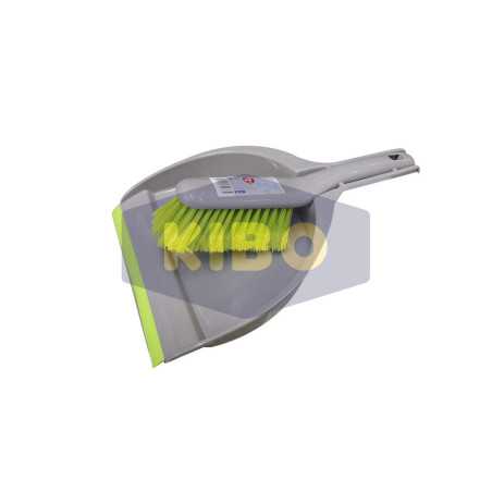 Pelle et balayette avec bord souple