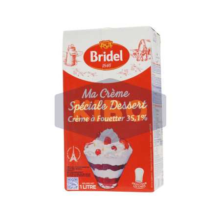 Crème liquide Crème liquide UHT 35%  en brique 1L