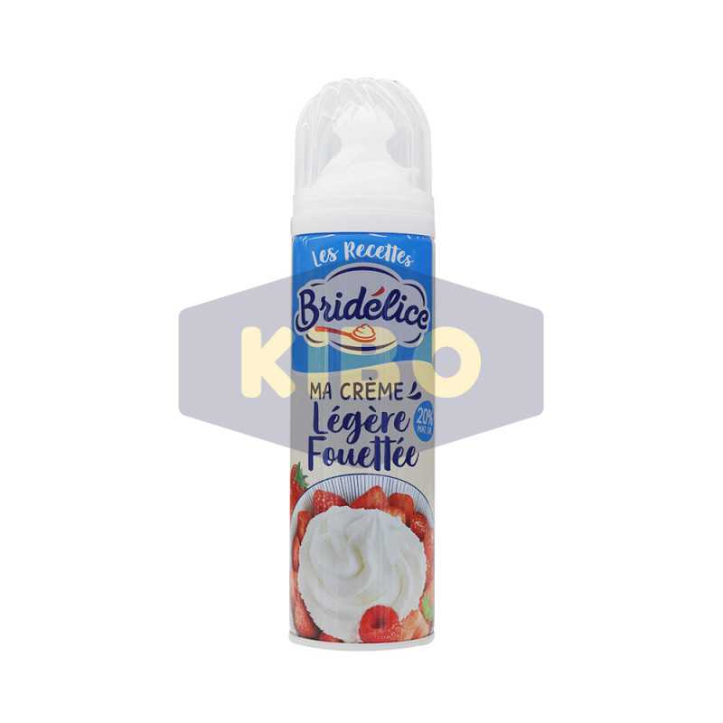 Crème fouettée légère 20% 250g