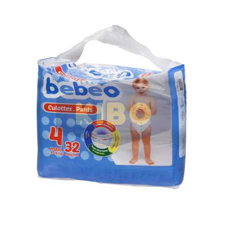 Couches culottes Bebeo twin maxi 32 pièces