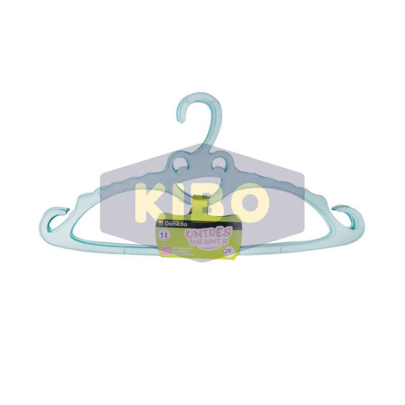 5 Cintres pour enfant en plastique vert