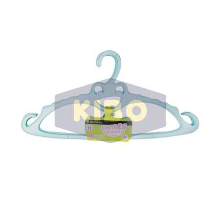 5 Cintres pour enfant en plastique vert