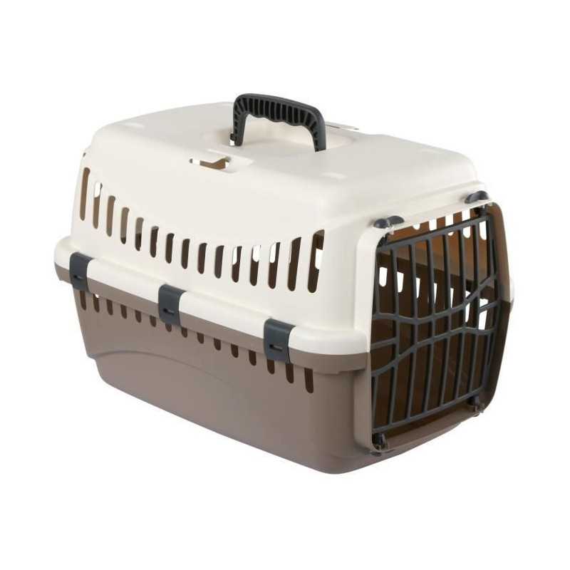 KERBL Box de transport Expedition pour chien-48x32x32cm-Creme et taupe