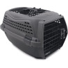 Caisse de transport pour chat M.PETS ECO GIRO-Cage en plastique-Taille S-Gris