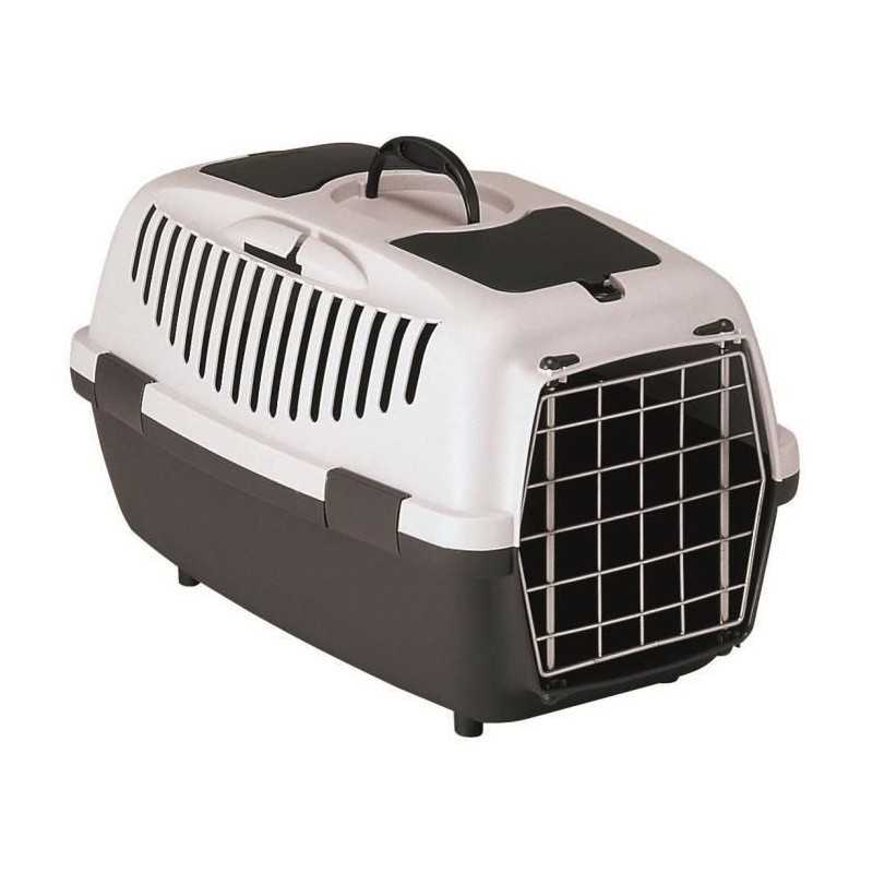 STEFANPLAST Box de transport Gulliver 61x40x38cm-Gris-Pour chien