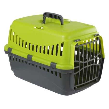 KERBL Box de transport Expedition pour chien-48x32x32cm-Vert et gris fonc?