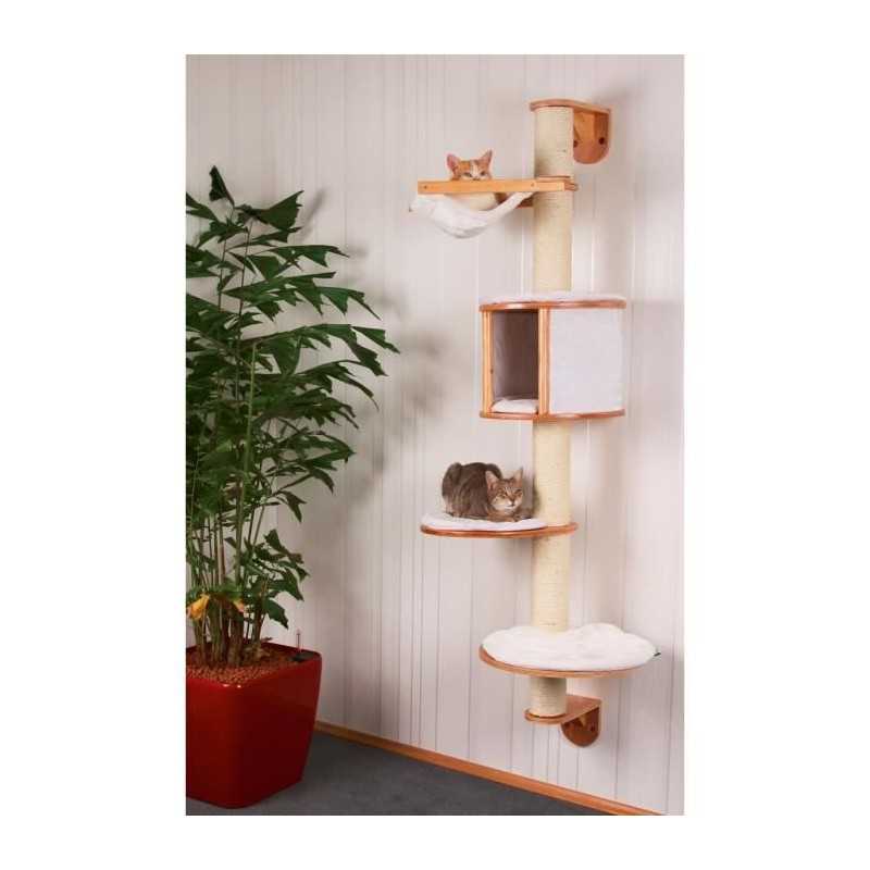 Kerbl Arbre a chats mural Dolomit 168cm Blanc 81500