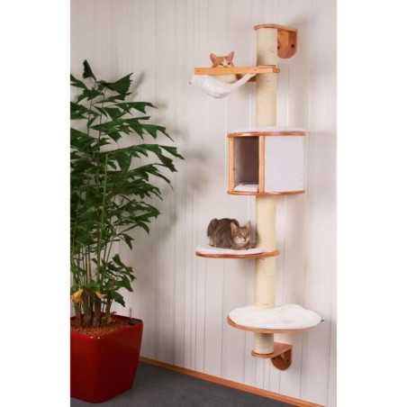 Kerbl Arbre a chats mural Dolomit 168cm Blanc 81500
