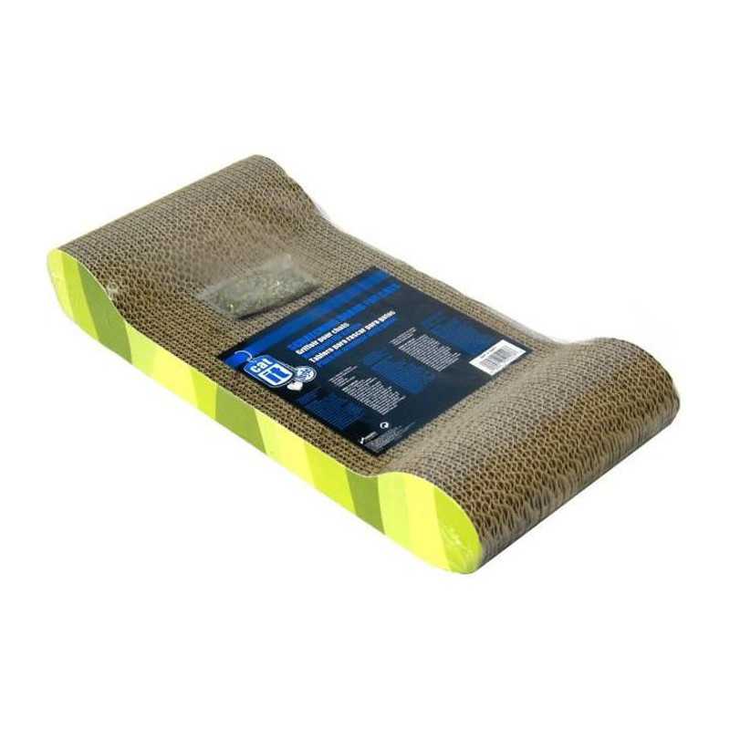 Griffoir carton ondulé  49x22x75cm zebre vert
