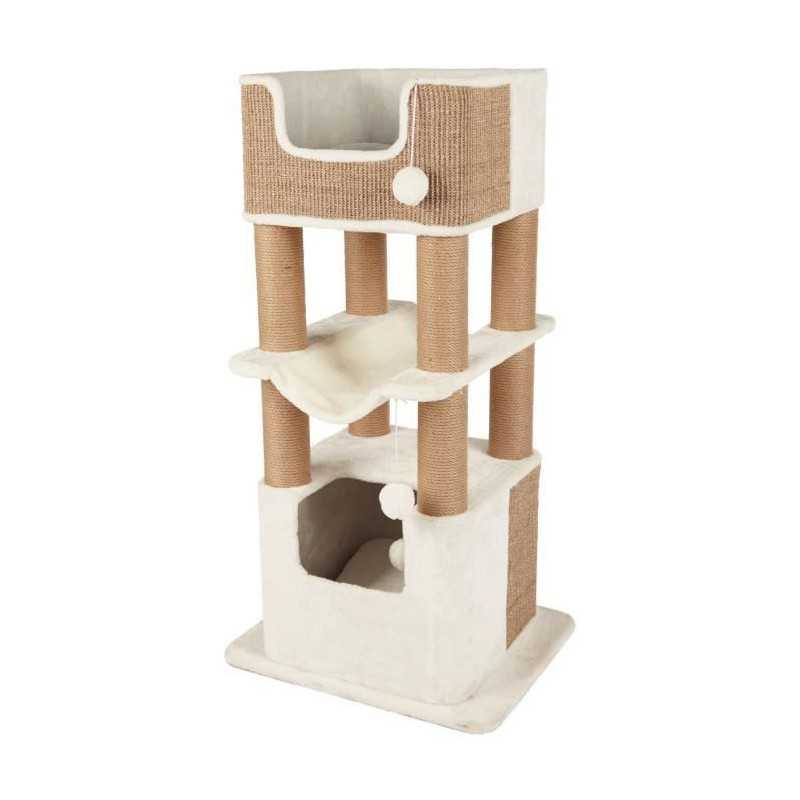 TRIXIE Arbre a chat XXL LUCANO-110cm-Blanc/Taupe