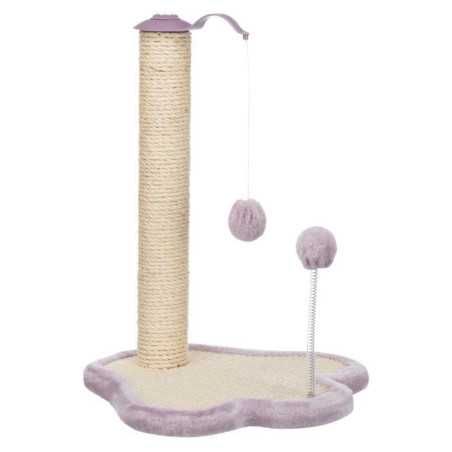 Patte griffoir TRIXIE Junior-Avec poteau-50cm-Natural et mauve