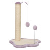 Patte griffoir TRIXIE Junior-Avec poteau-50cm-Natural et mauve