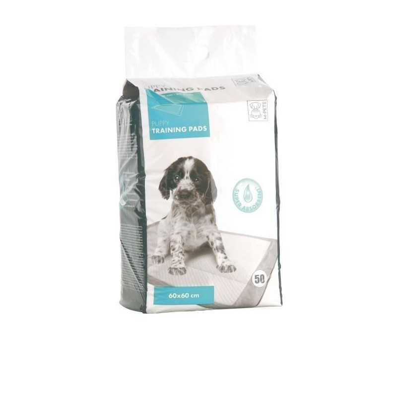 MPETS Tapis éducateur PUPPY TRAINING PADS-Pour chiot-50pcs-Blanc