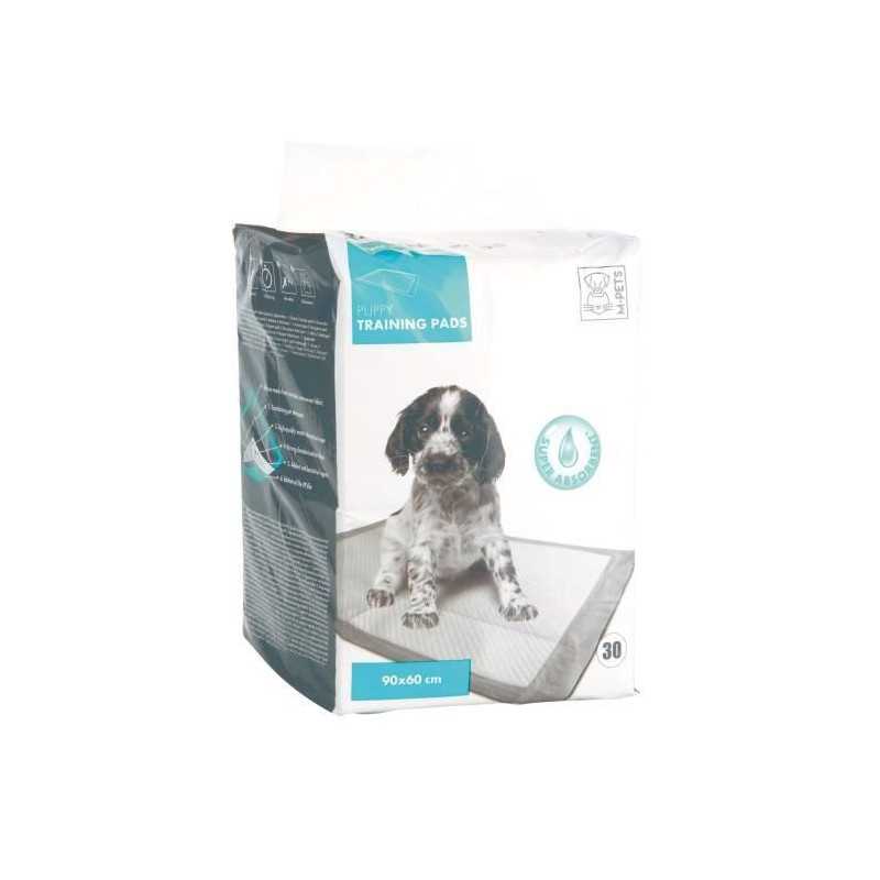 MPETS Tapis éducateur PUPPY TRAINING PADS-Pour chiot-30pcs-Blanc