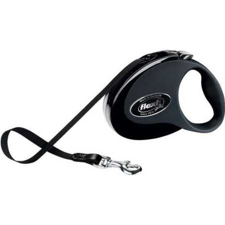 Flexi New Classic noir sangle 5m:S