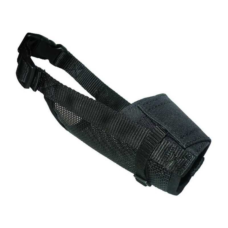 YAGO Museliere en Nylon Noir pour Grand Chien