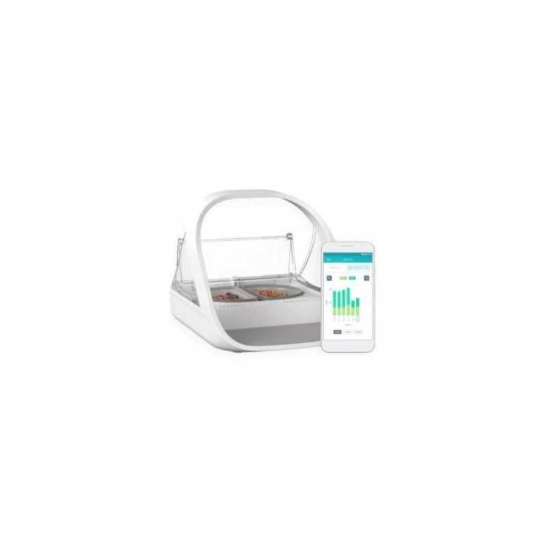 SUREFEED Distributeur de nourriture a puce électronique connecté-Blanc