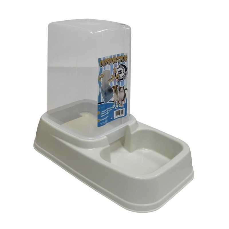 AIME Distributeur 2en1 croquettes et eau-Pour chat et chien
